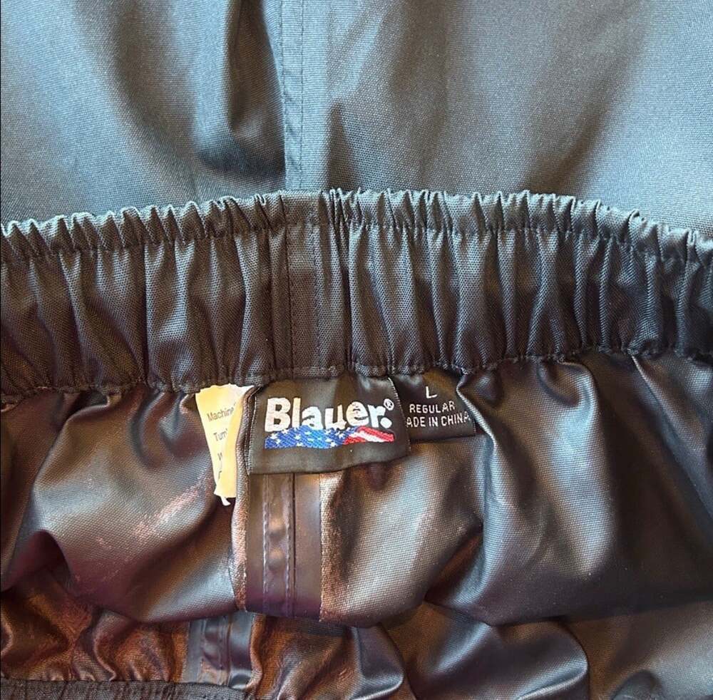 Blauer B.Dry Tactical Police Duty Work Rain Pants Black Size L - Picture 6 of 9